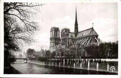 Notre-Dame de Paris — Abside — Paris e suas maravilhas, editor G. Guy, n°13