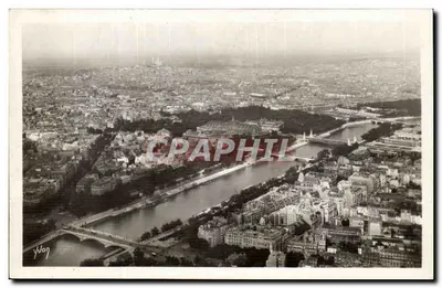 Paris — Panorama sobre a Sena e a butte Montmartre — Y. Wag
