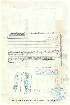 Działanie Great Atlantic & Pacific Tea Company — 100 akcji — wydawca Cede & Co. — Rewers
