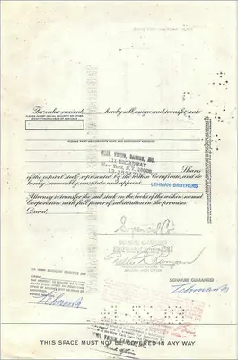 Certificate of 100 shares of the Great Atlantic & Pacific Tea Company — Sopen and Co — dated April 12, 1967 — Back