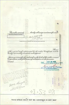 Certificato della Great Atlantic & Pacific Tea Company — Merrill Lynch Pierce Fenner & Smith Incorporated — n° 0527168 — Verso
