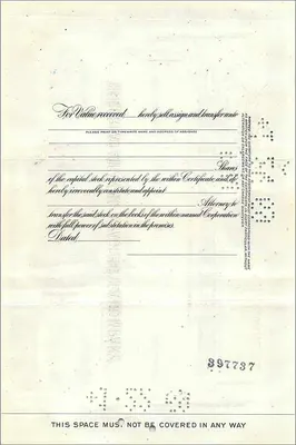 Shareholder Joseph Alexander Dillmann — 26 shares of the Great Atlantic & Pacific Tea Company — certificate dated February 4, 1959 — Back