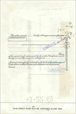Certificat d'actions de la Great Atlantic & Pacific Tea Company — Merrill Lynch Pierce Fenner & Smith Incorporated — Verso