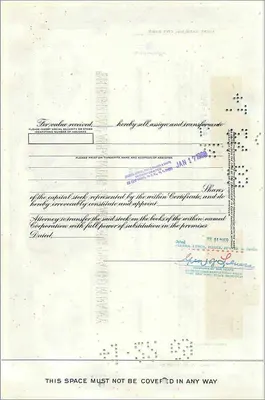 Certificat de parts de la Great Atlantic & Pacific Tea Company — Merrill Lynch Pierce Fenner & Smith Incorporated — Verso