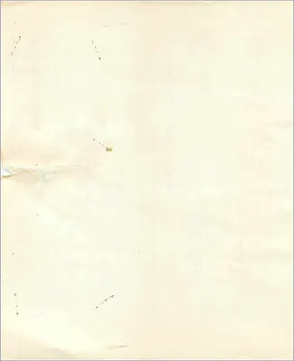 Assignação de ações da John Blair Company — Geo E Cole & Co Chicago Legal Blanks n°722½ — Verso