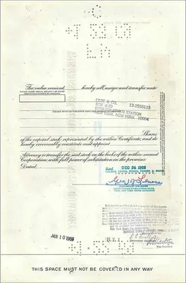 Chứng khoán của Great Atlantic & Pacific Tea Company — Merrill Lynch Pierce Fenner & Smith Incorporated — n° 0527171 — Mặt sau