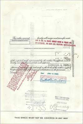 ग्रेट अटलांटिक एंड पैसिफिक टी एंड कंपनी के कार्यवाही - 100 शेयर - प्रकाशक प्रथम नेशनल सिटी बैंक — पीछे