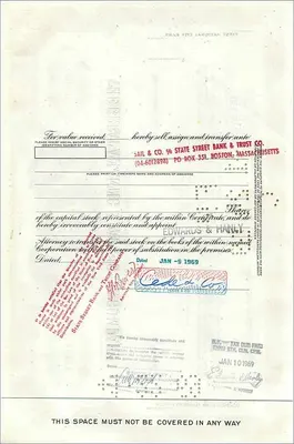 Action of the Great Atlantic & Pacific Tea Company — 100 shares — publisher Ceded & Co. — Back