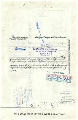 Share of the Great Atlantic & Pacific Tea Company — 100 shares — publisher American Bank Note Company — Back