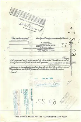 Aktyka Great Atlantic & Pacific Tea Company — 100 aktyk — wydawca First National City Bank — Rewers