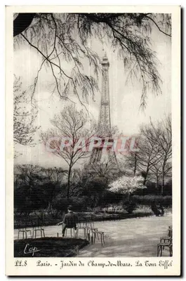 Paris - Jardim do Champ-de-Mars, Torre Eiffel
