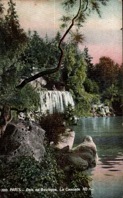 PARIS — Bois de Boulogne, A Cascata — ND Fot. n°120