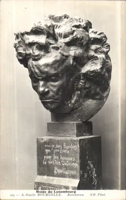 Busto de Beethoven — Museu do Luxembourg — A.-Emile Bourdelle, n° 163