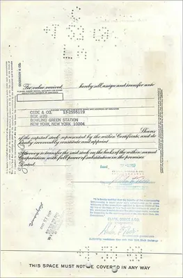 Działanie Great Atlantic & Pacific Tea Company — Clark Dodge & Co — nr 0527563 — Rewers