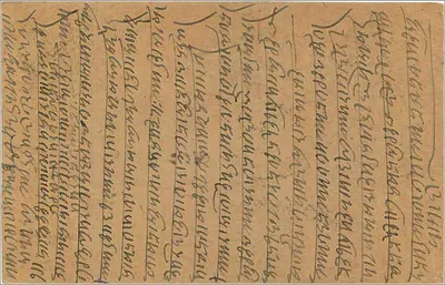 Karta pocztowa indyjska — Bombay — wydawca 'Post & Telegraph' nr 796 — Rewers
