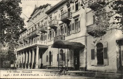 Caserne de Argel — Bad Kreuznach — editor J.G., n°1446