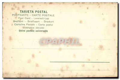 Castelo de Calahorra — Córdoba — Stengel & Co. Dresden n° 620 — Verso