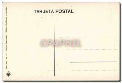 Granada, Alhambra - Sala de dos Hermanas — Edição Nather, Hamburgo (Alemanha), Série 484, No. 24 — Verso