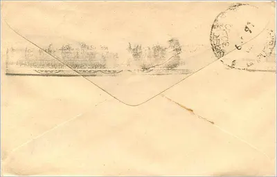 Karta pocztowa do Mittal Stamp Co. w Ganpren — znak pocztowy 100 rupii, pieczęć z Champapoor, 2MAW 1997 — Rewers