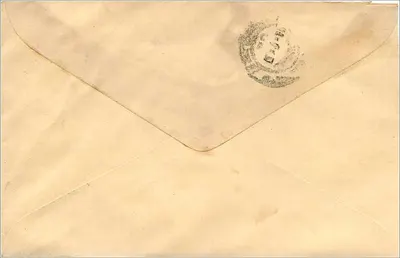 Jaipur — Envelope addressed to the Mittal Stamp Company — stamp 100 INR — Back