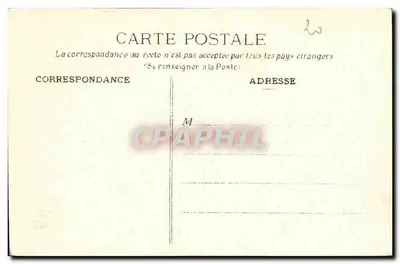Lons-le-Saunier — Plein de la Liberté, Beeld van generaal Lecourbe en het Theater — Uitgave G. B., Lons-le-Saunier — Achterkant