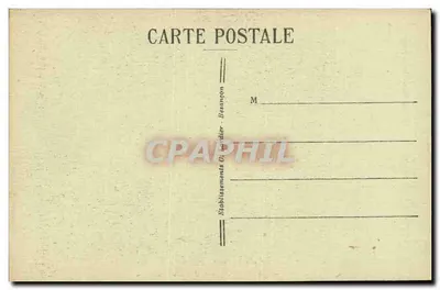 Estátua do Pasteur — Arbois (Jura) — Sítios Pitorescos da Franche-Comté, editor C.L.B. n°1302 — Verso
