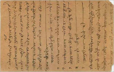Bagmalri — Bhurawalji Seraj, Darga Bazar, P.O. Ajmer — cartolina postale indiana con timbro da 9 pence — Verso
