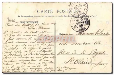 St-CLAUDÉ - Paisagem das Multidões no Inverno - n°27 — Verso