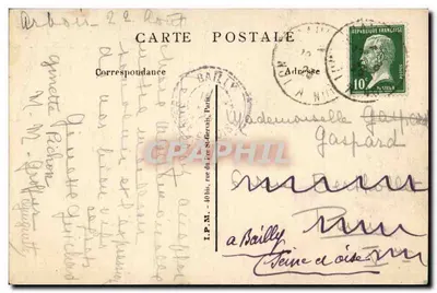 Arbois — Estátua de Pasteur — Édit de la Cuvette — Verso