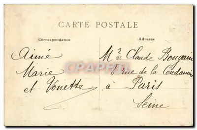 Saint-Claude — Ogólny widok i Mont-Bayard — B. F. Paris n°17 — Rewers