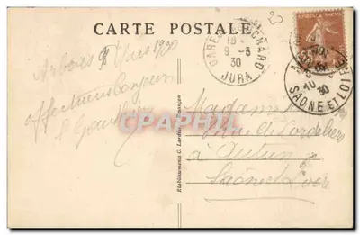 Arbois (Jura) — Wieża Gloriette — C.L.B — Rewers