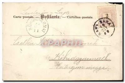 Igreja de Puntigam — decoração com flores de edelweiss — editor desconhecido, número de série não visível — Verso
