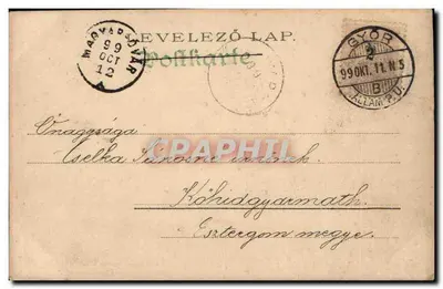 Mulher sentada — Édgar Schmidt, Budapeste, série 7023 — Verso