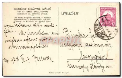 Csárdás — malowidło z piwnicy Erzsébet Sándor Bélától — Hotel Erzsébet királyné, Budapeszt — Rewers