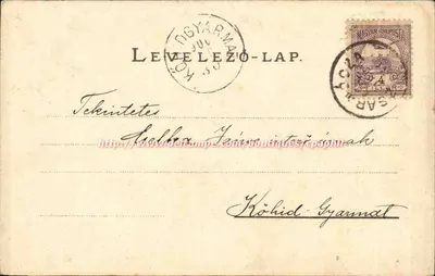 Laurina — alpejski krajobraz z kwiatami — wydawca nieznany, numer serii nieczytelny — Rewers