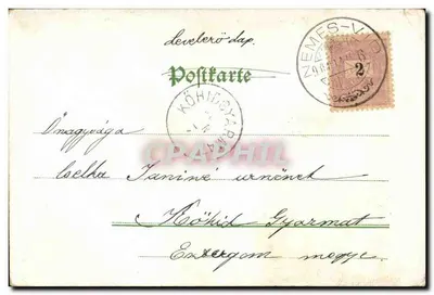 Dwie róże — 'Kis Ledány' — wydawca Ellske, nr 199 — Rewers