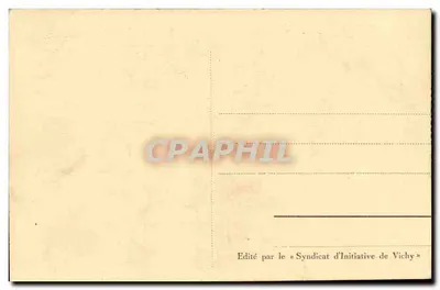 Vichy - Kościół św. Blasza — wydawca Syndicat d'Initiative de Vichy — Rewers