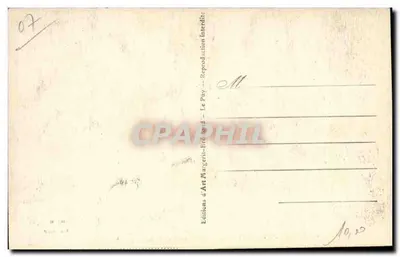 La Louvesc (Ardèche) — O Coro da Basílica de São Régis — Éditions d'Art Margerit-Bréland, n°2718 — Verso