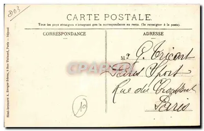 Moulins — A Abside da Catedral — Fundada em 1836 pelo duque Louis II. — Mme Petit, lib.-édit., place d'Allier — Verso