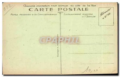 Paimpol — Ruínas da Abadia de Beauport — A. B. — Verso