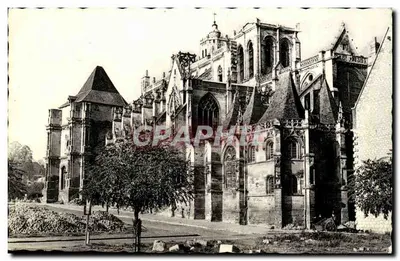 Catedral Nossa Senhora de Rouen — vista da fachada — Graphichel