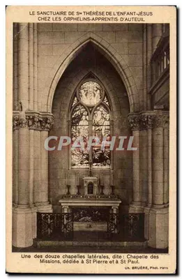 Santuário de Irmã Tereza do Menino Jesus — Orfanato dos Aprendizes de Auteuil — Uh. Bruère, Fot. Paris