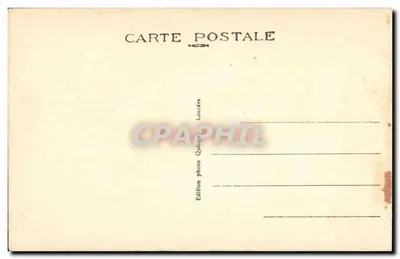 LOURDES — La Basilica e la Grotta — Edizione fotografica Quinault - Lourdes — Verso