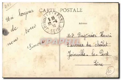 Néris-les-Bains (Allier) — Absyda kościoła — Zabytek XI wieku — Wyd. Picard, Néris-les-Bains — Rewers