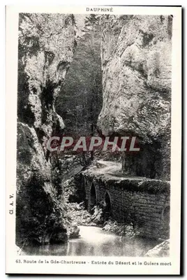 Entrada do Deserto e o Guiers mort — Dauphiné — CI.A.V. n°63