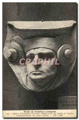 Igreja de Aubazine (Corrèze) — Misericórdia de cadeira da igreja — Museu de Escultura Comparada