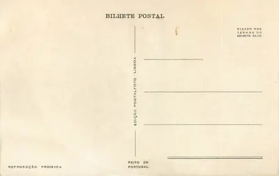 Lisbona — Klasztor Jeronimów (szczegół) — Wydawnictwo Lisboa — Rewers