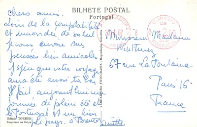 Torre de Belém — Lizbona — Wydawnictwo TORRES, nr 700 — Rewers