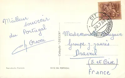 Castelo de S. Jorge — Aspecto — série 456 — Lisboa — Verso