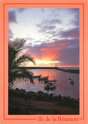 Pôr do sol em Saint-Gilles — Ilha da Reunião — Éditions Clin d'Œil n°336